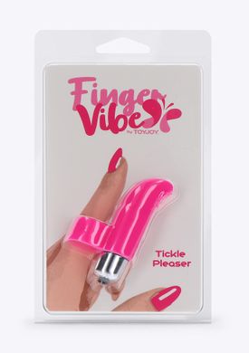 Вибратор на палец Tickle Pleaser розовый, 8 х 2 см
