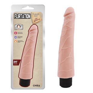 Вібромасажер із кібершкіри реалістичний Chisa T-skin ReaL Flirtation, тілесний