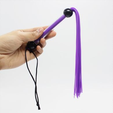 Кнут фиолетовый, ручка из шариков FLOGGER, 39 см