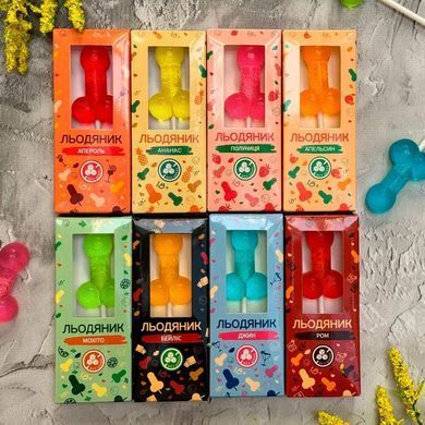 Леденец в форме пениса VidDushi HOT со вкусом ликера Бейлис (без сахара), 17 гр