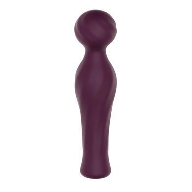 Вибратор-микрофон Dream Toys Essentials Magic Wand со стразом, бордовый, 16,5 см