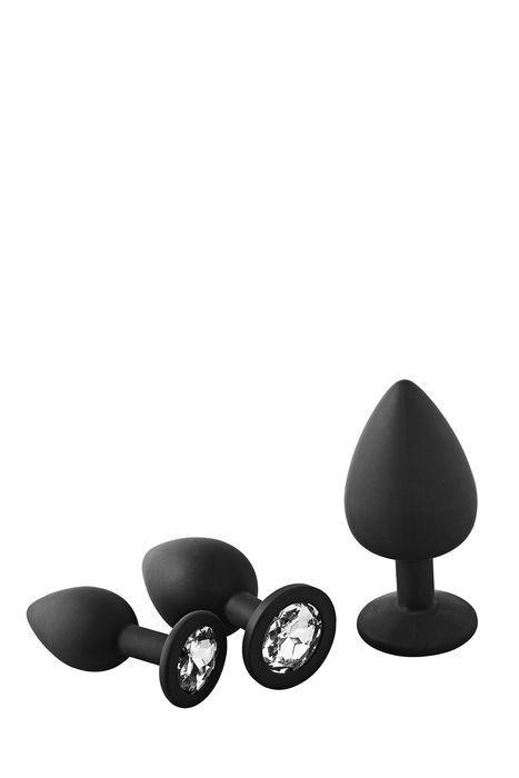 Набор анальных пробок Dream Toys Fantasstic White Stone