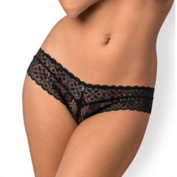 Труси чорним Shibu shorties L / XL Obsessive