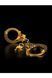 Наручники с ключиком и предохранительным рычагом Pipedream Fetish Fantasy Gold золотистого цвета