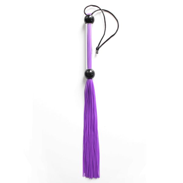 Кнут фиолетовый, ручка из шариков FLOGGER, 39 см