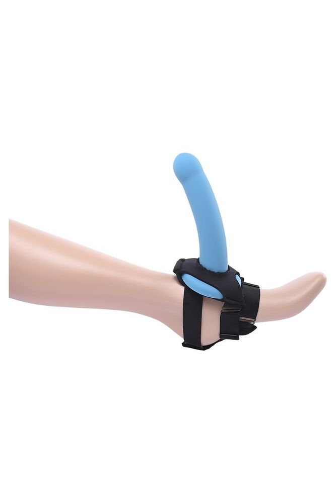 Страпон на ногу для проникновения без рук Sportsheets Pivot фетиш-аксессуар, черный