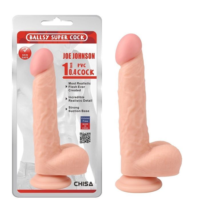 Фалоімітатор&nbsp;реалістичний на присосці&nbsp;Chisa Ballsy&nbsp;Super&nbsp;Cock&nbsp;10.4, тілесний