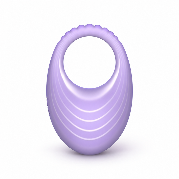 Віброкільце UNIVIBE Halo Lilac з керуванням через додаток, 9 режимів вібрації, фіолетове