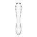 Скляний фалоімітатор Satisfyer Dazzling Crystal 1 Transparent прозорий