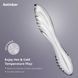 Скляний фалоімітатор Satisfyer Dazzling Crystal 1 Transparent прозорий