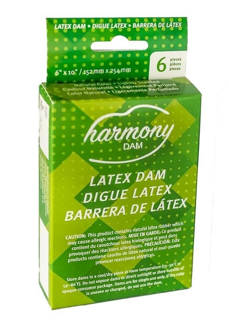 Серветка для орального сексу Harmony з латексу, 6 шт