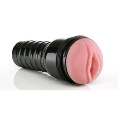 Мастурбатор вагина в колбе Pink Lady Destroya Fleshlight, рельефный, киберкожа, бежевый