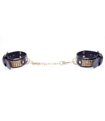 Наручники Fetish Boss Series Handcuffs with cristals 3 cm Gold