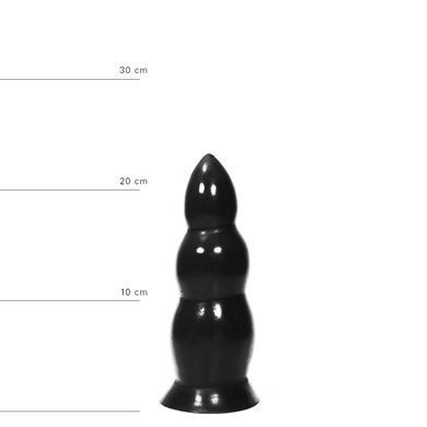 Дилдо для анальной стимуляции All Black AB37 черный, 23 см