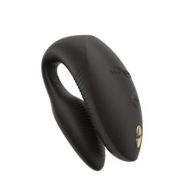 Вибратор для пар We-Vibe Chorus Pro Satin Blackс пультом и приложением, черный