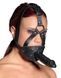 Маска з кляпом та фалоімітатором ZADO FETISH, чорна