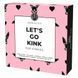 Набор БДСМ Pleasure Box Lets Go Kink наручники, маска, флогер, зажимы, веревка, свечи, 7 предметов