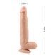 Фалоімітатор з яєчками, на присосці , бежевий, Chisa Ballsy Super Cock
