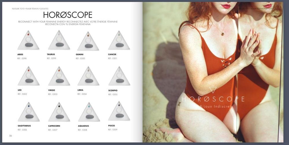 Набор Bijoux Indiscrets HOROSCOPE - Scorpio (Скорпион) вибратор на палец, гель для клитора, подвеска