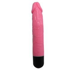 Вибратор реалистичный мультискоростной Jelly Vibe, розовый, 23.3 см х 3.3 см