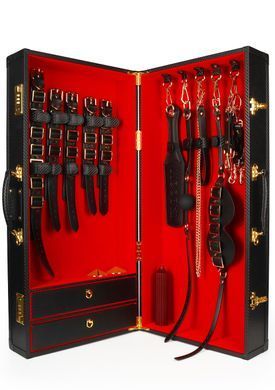 Шкаф-чемодан для БДСМ-аксессуаров TABOOM Desires Masterpiece Case, 11 предметов