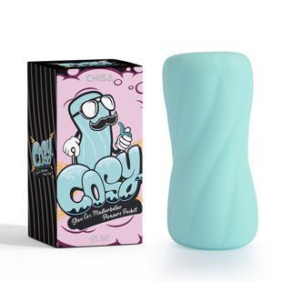 Мастурбатор яйцо Chisa COSY Blow Cox, голубой