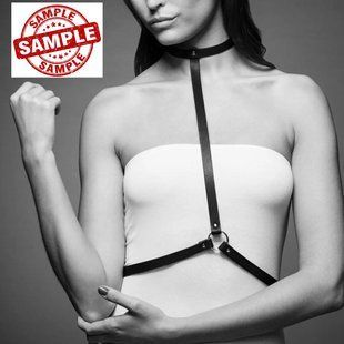 ТЕСТЕР/Портупея "I" MAZE від Bijoux Indiscrets чорна (при покупці 10 од., тестер йде за 1 грн)