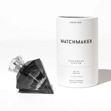 Духи з феромонами для чоловіків Eye of Love Matchmaker Black Diamond для підвищення впевненості, 30 мл