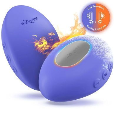 Клиторальный вибратор We-Vibe Temp Lavender Blue с функцией нагрева и охлаждения, синий