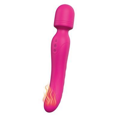 Вибратор-микрофон с подогревом Dream Toys Essentials Heating Bodywand, розовый, 23 &times; 3,6 см
