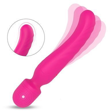 Вибратор-микрофон с подогревом Dream Toys Essentials Heating Bodywand, розовый, 23 &times; 3,6 см