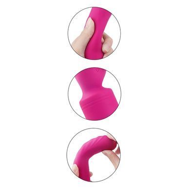 Вибратор-микрофон с подогревом Dream Toys Essentials Heating Bodywand, розовый, 23 &times; 3,6 см