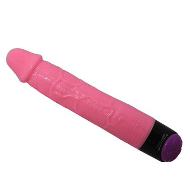 Вибратор реалистичный мультискоростной Jelly Vibe, розовый, 23.3 см х 3.3 см