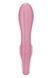 Вибратор кролик Satisfyer Air Pump Bunny 2 с технологией давления воздуха, розовый