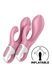 Вибратор кролик Satisfyer Air Pump Bunny 2 с технологией давления воздуха, розовый