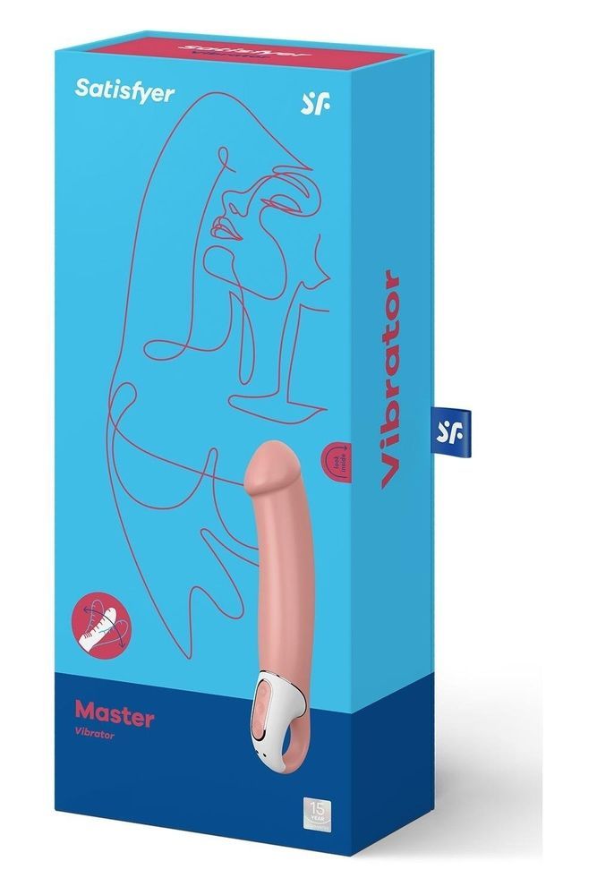 Вібратор реалістичний Satisfyer Master Vibrator, світло-коричневий