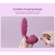 Вакуумный стимулятор BeYourLover Tara Purple с вагинальным отростком и подогревом, фиолетовый