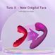 Вакуумный стимулятор BeYourLover Tara Purple с вагинальным отростком и подогревом, фиолетовый