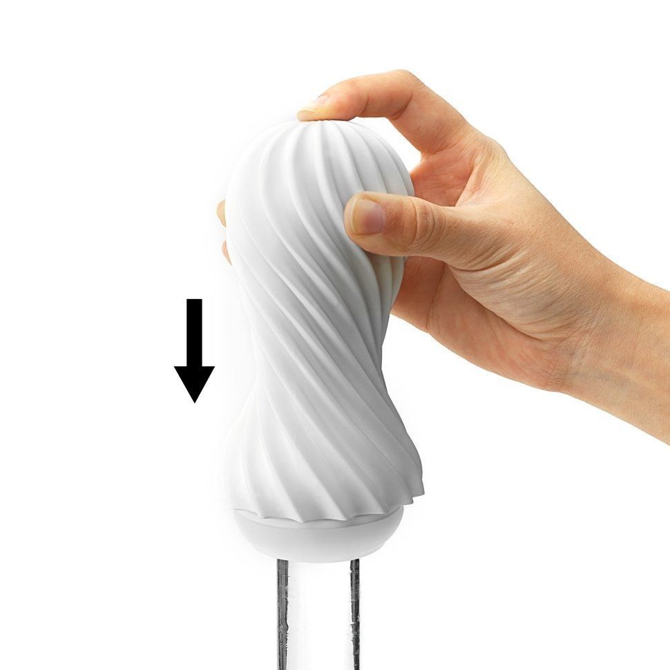 Мастурбатор Tenga Flex Rocky white 17,6 x 7,3 см