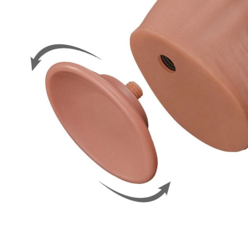 Фаллоимитатор реалистичный гигант Lovetoy беж, 34 х 6.2 см