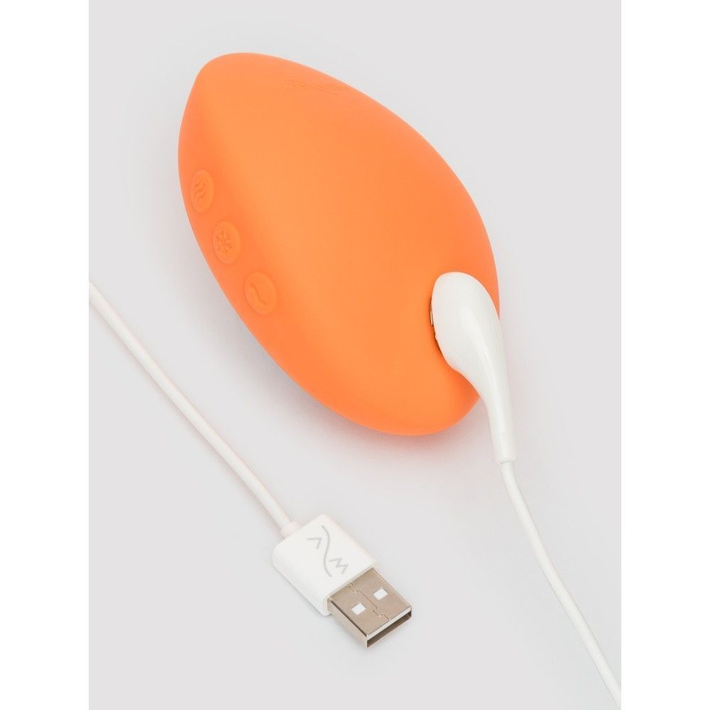 Кліторальний вібратор We-Vibe Temp Tangerine з функцією нагрівання та охолодження, помаранчевий