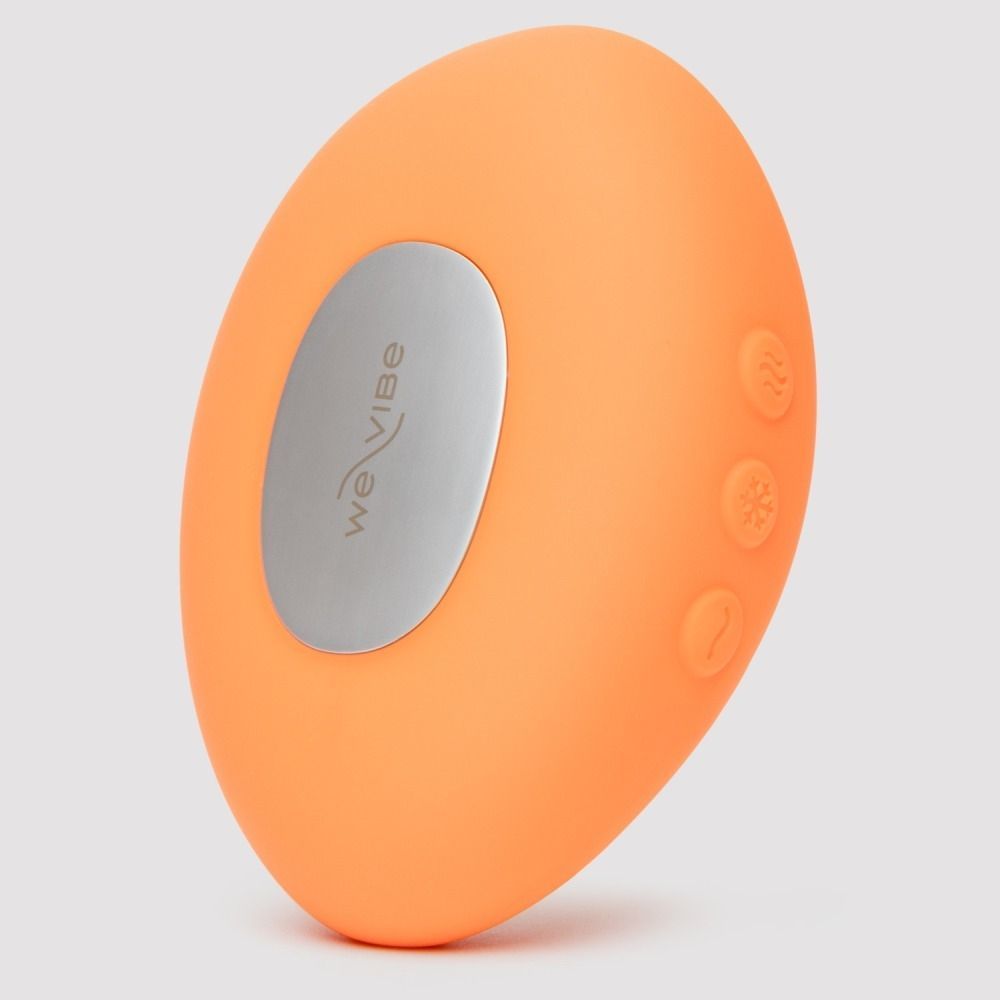 Кліторальний вібратор We-Vibe Temp Tangerine з функцією нагрівання та охолодження, помаранчевий