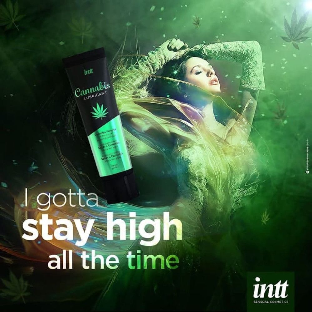 Лубрикант Intt Cannabis, 100 мл, на водной основе