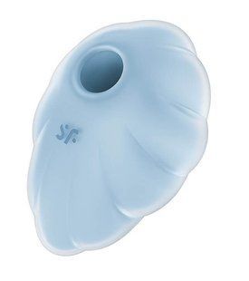 Вибратор Satisfyer Cloud Dancer с вакуумной стимуляцией клитора, голубой