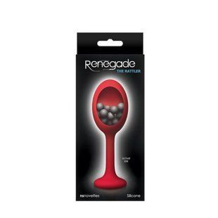 Унікальна анальна пробка RENEGADE Rattler RED