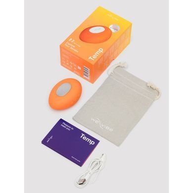Клиторальный вибратор We-Vibe Temp Tangerine с функцией нагрева и охлаждения, оранжевый