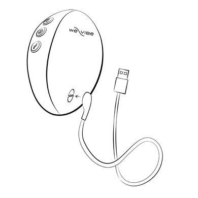 Клиторальный вибратор We-Vibe Temp Tangerine с функцией нагрева и охлаждения, оранжевый