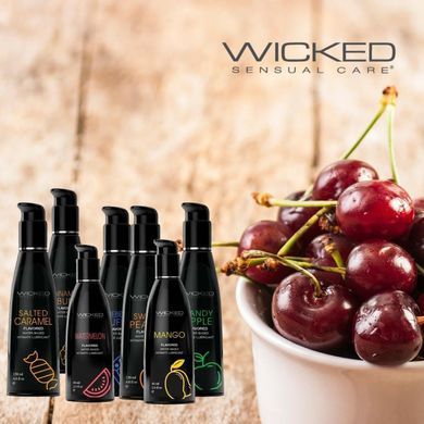 Лубрикант оральный на водной основе WICKED CHERRY с ароматом и вкусом вишни, 60 мл