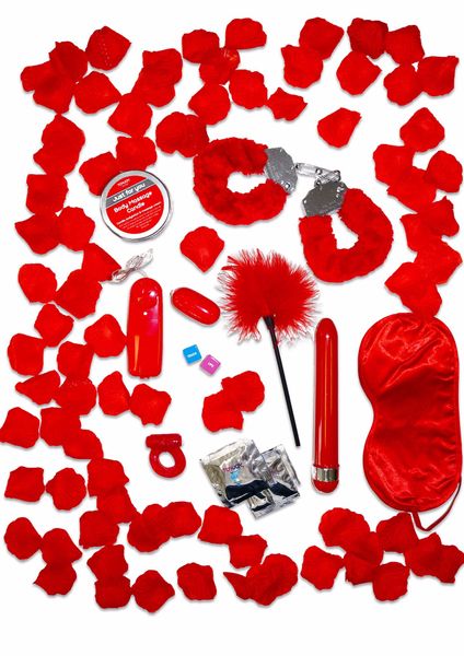 Набор БДСМ игрушек подарочный Toy Joy Romance Gift Set, красный