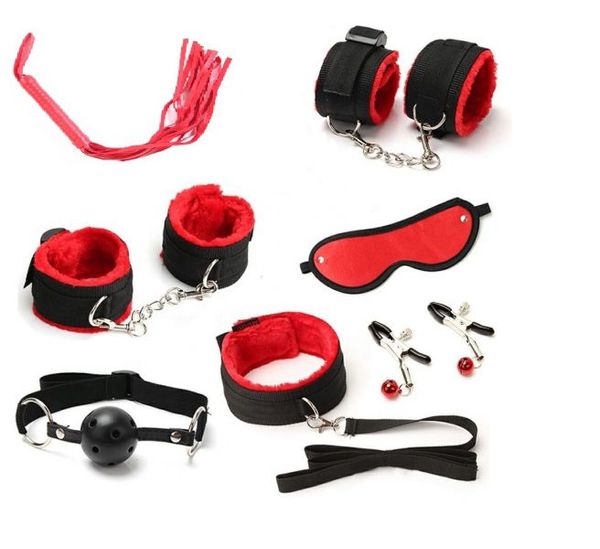 Набор для БДСМ игр Bondage Gear Set, Black&Red